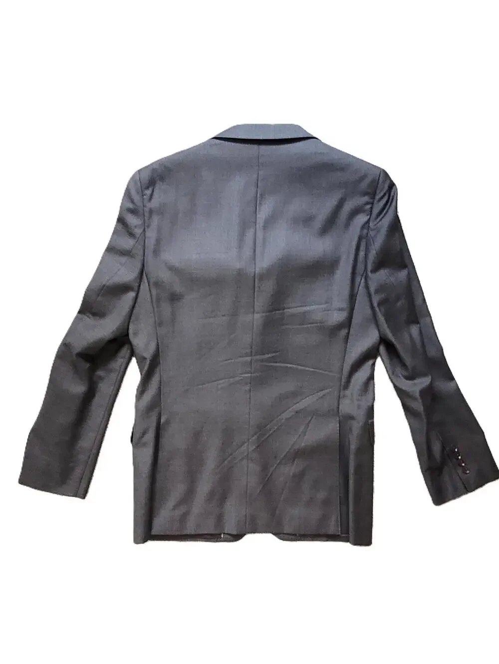 DKNY Men's 2 Piece Suit Gray 40R 32x32 Wool Blend